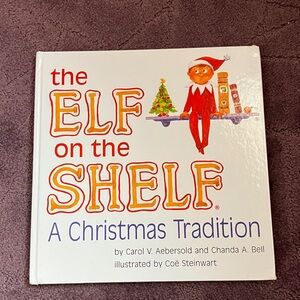 The Elf on the Shelf Hardcover - White & Red Cover